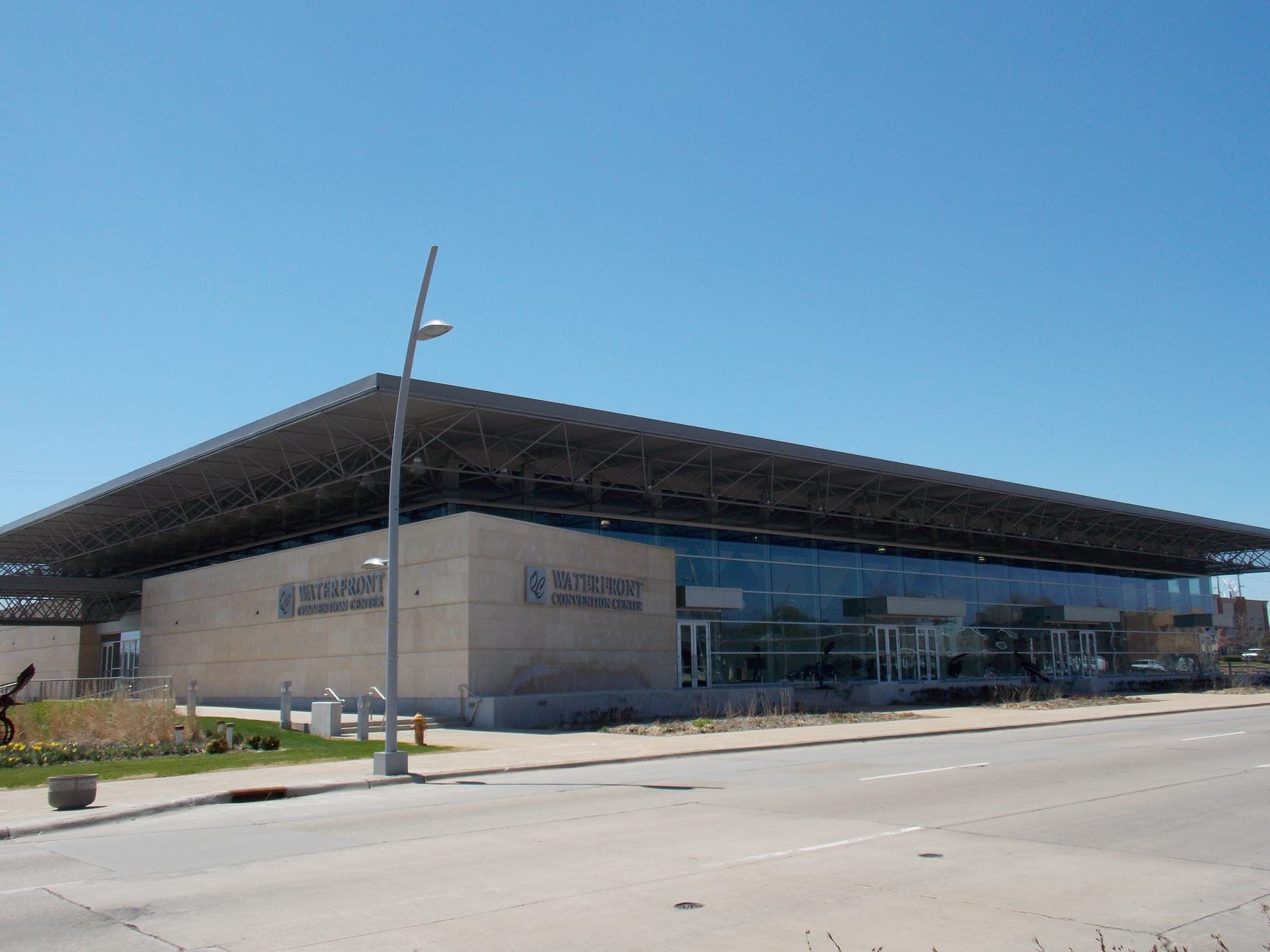 The Quad City Waterfront Convention Center beside the Mississippi River in Bettendorf, Iowa